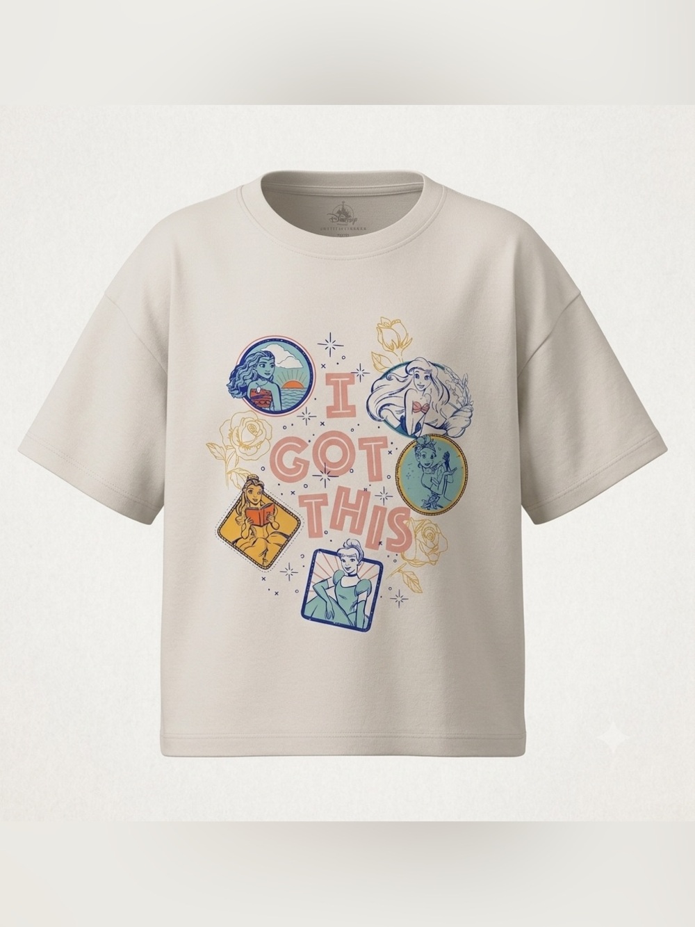 Official Disney Princesses "I Got This" Graphic Tee - Size S (5/6)